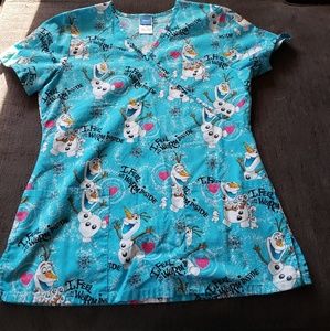 Disney Scrub Top